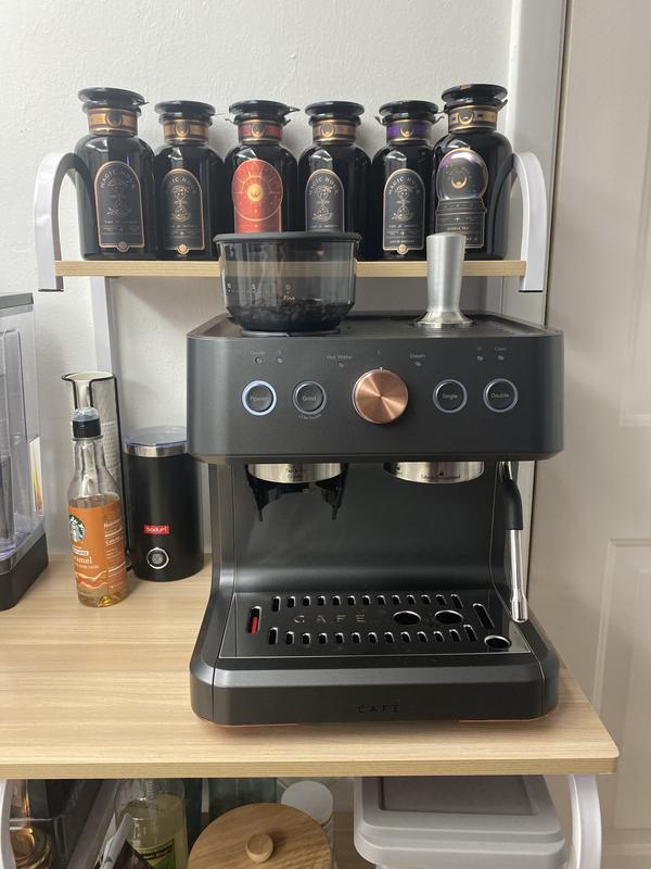 Café™ BELLISSIMO Semi Automatic Espresso Machine + Frother - C7CESAS2RS3 -  Cafe Appliances