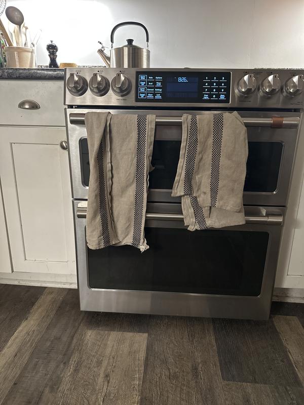 Cafe 30 in. 4 Burner Element Smart Slide-In Double Oven Induction