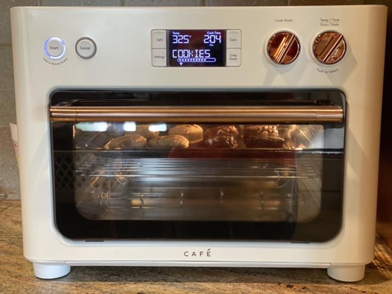 GE Cafe Couture Matte White Air Fryer Toaster Oven + Reviews