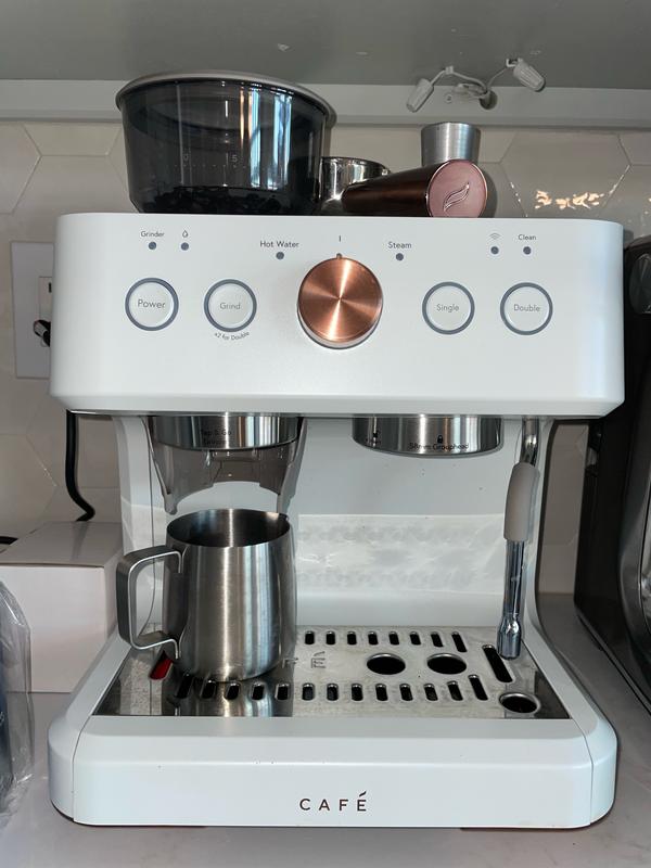C7CESAS2RS3 in Steel Silver by Cafe in Harvey, LA - Café™ BELLISSIMO Semi  Automatic Espresso Machine + Frother