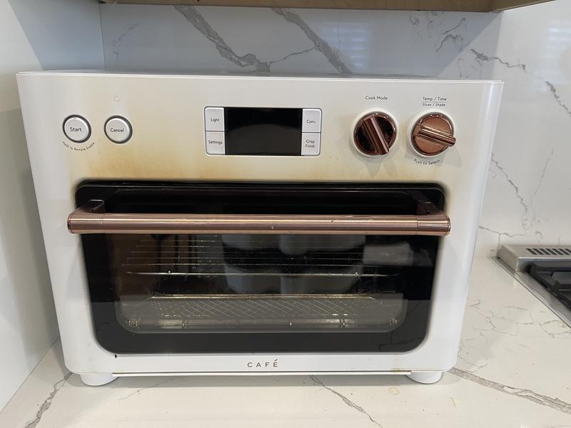 GE Cafe Couture Matte Black Air Fryer Toaster Oven + Reviews