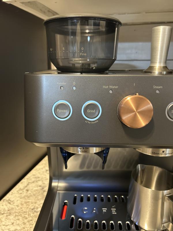 Café™ BELLISSIMO Semi Automatic Espresso Machine + Frother - C7CESAS3RD3 -  Cafe Appliances