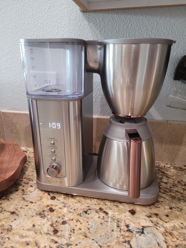 Café™ Specialty Drip Coffee Maker with Glass Carafe - C7CDABS4RW3 - Cafe  Appliances