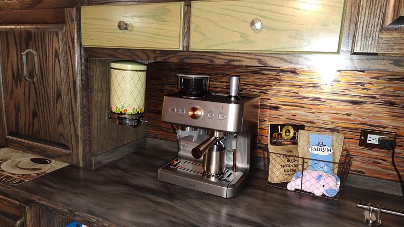 C7CESAS2RS3 in Steel Silver by Cafe in Harvey, LA - Café™ BELLISSIMO Semi  Automatic Espresso Machine + Frother