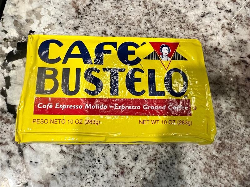 Café Bustelo Ground Espresso Coffee – 10oz Brick (Pack Of 4) – Dark Roast, Vacuum Packed, Exp 09/2025
