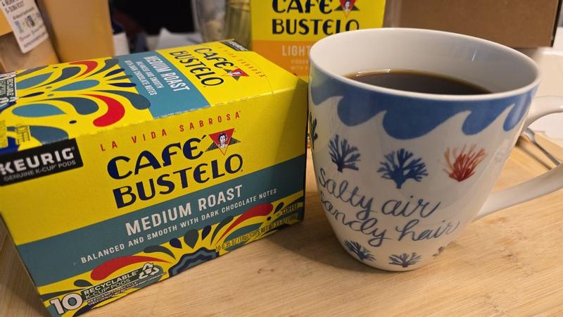 Cafe Bustelo Strongest Espresso K Cups Caf Bustelo Espresso Style Dark  Roast Coffee, Keurig K-Cup