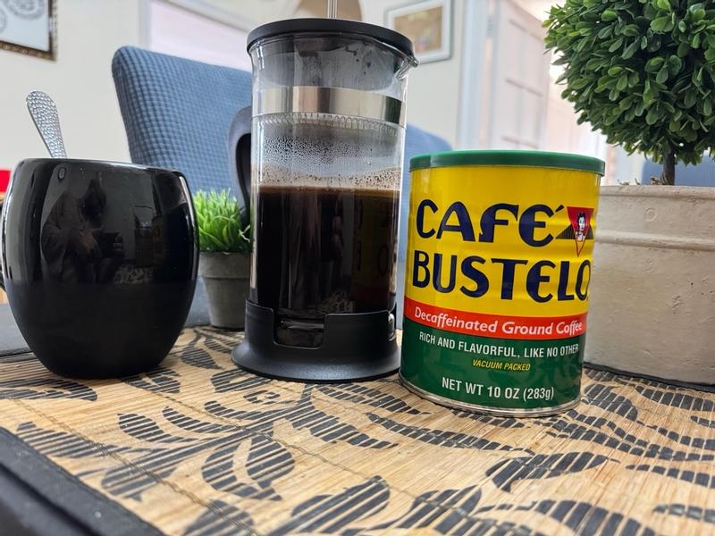 Cafe bustelo in a french press hotsell