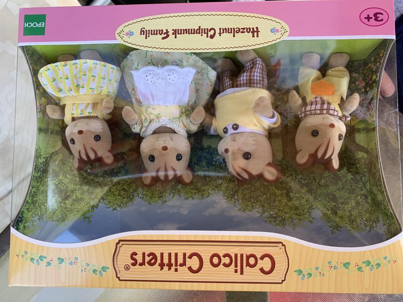 Calico critters hazelnut chipmunk hot sale family