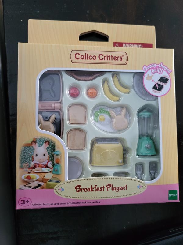 Calico critters hot sale breakfast set