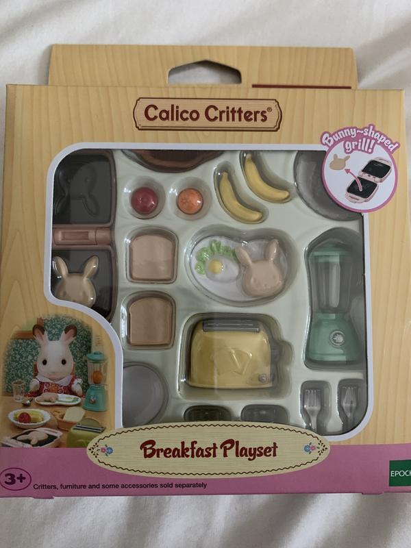 Calico critters breakfast sales set