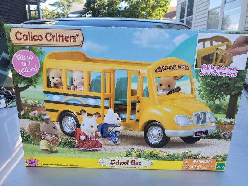 Used] SCHOOL BUS Epoch Sylvanian Families Calico Critters
