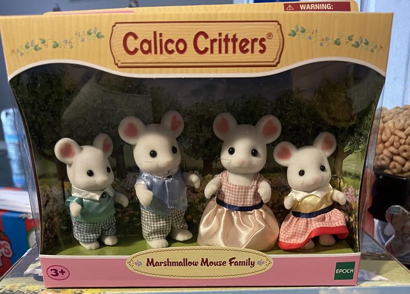 Calico Critters - Marshmallow Mouse Family - Macy's