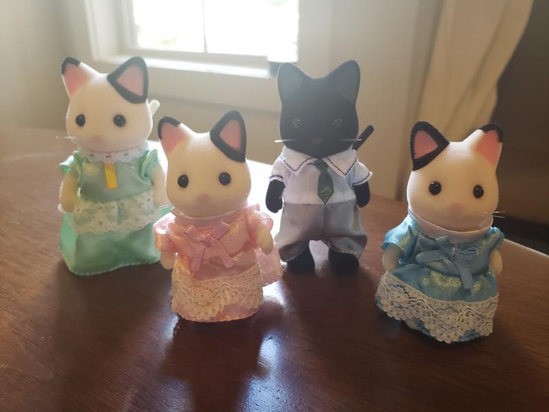 Calico critters tuxedo cat hotsell family names