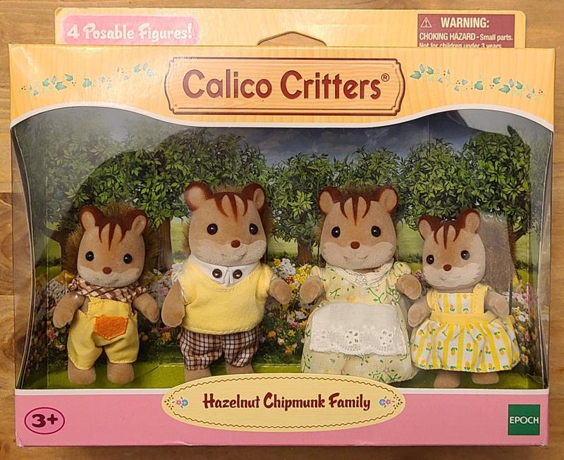 Hazelnut Chipmunk Family Calico Critter Online Shop