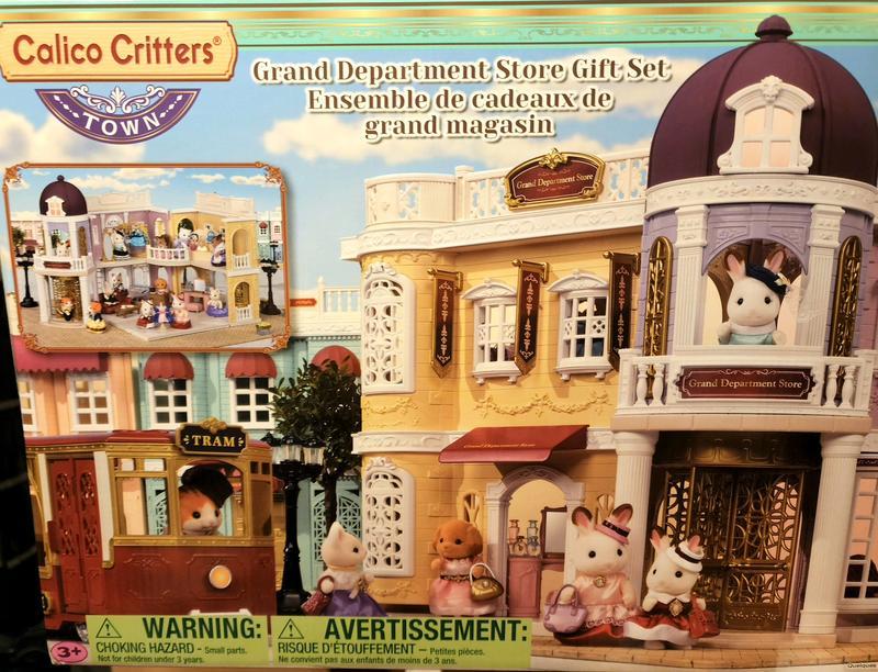 Calico critters grand department deals store gift set