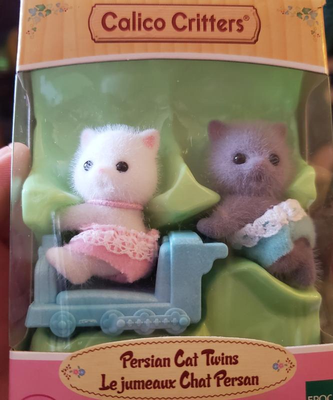 Calico critters sale persian cat twins