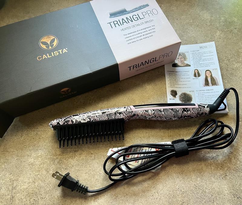 Calista triangl heated detailer hair brush sale