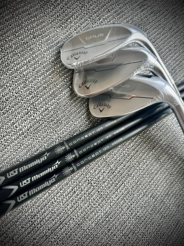 Opus Brushed Chrome Wedges