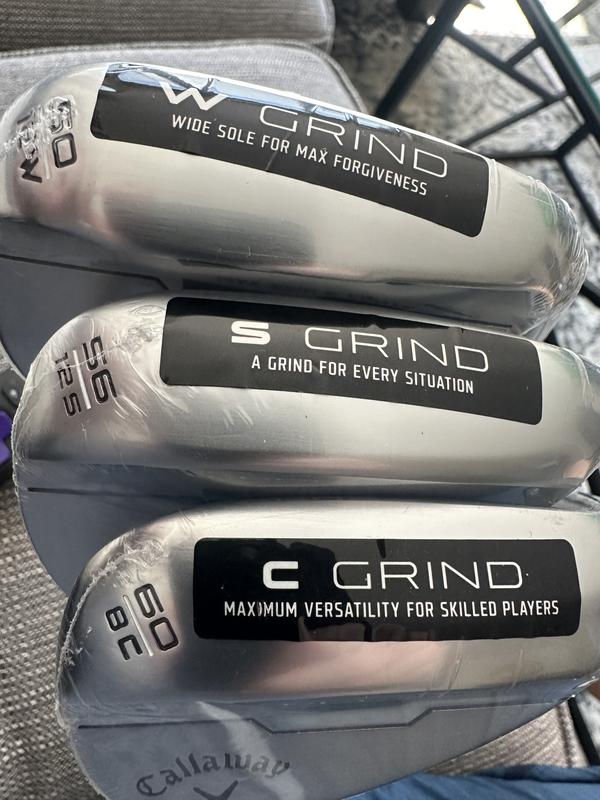 Opus Brushed Chrome Wedges