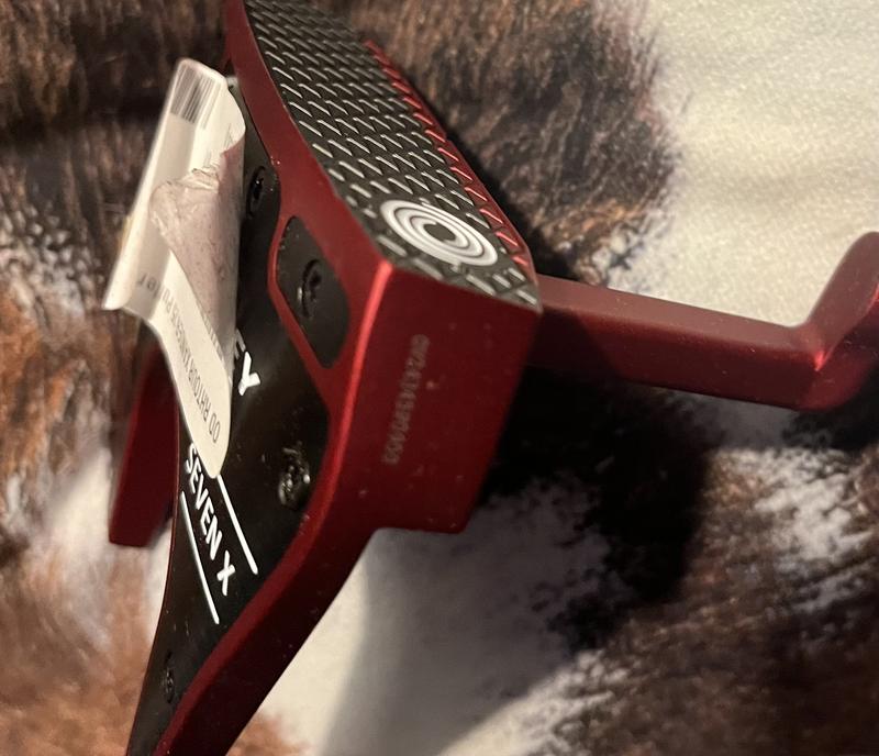 Red Milled Seven X Putter