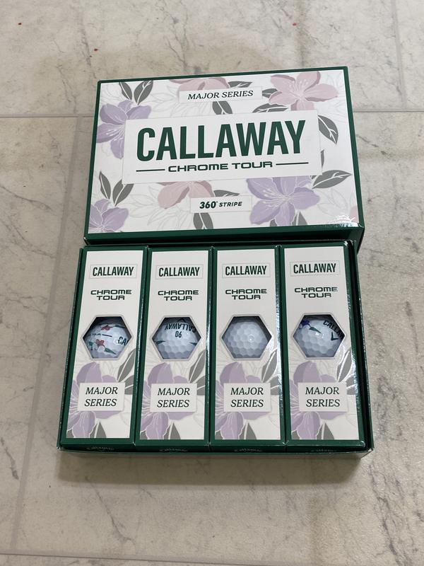 Callaway 2026 Chrome Tour April Major 360 Stripe Golf Balls