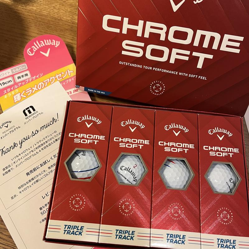 CHROME SOFT トリプル・トラック ボール（2024年モデル）