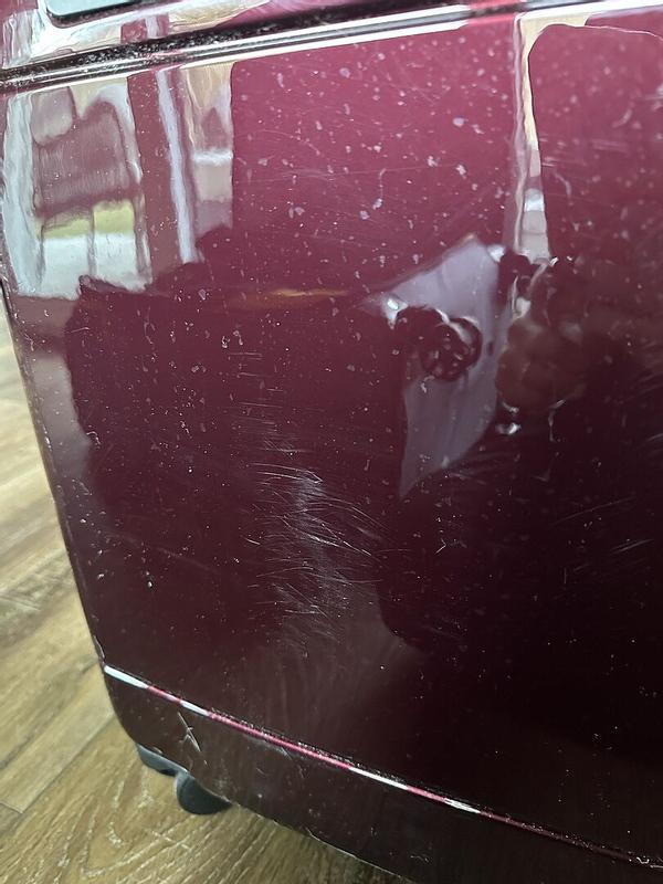 Customer photo for "Easily scratched"