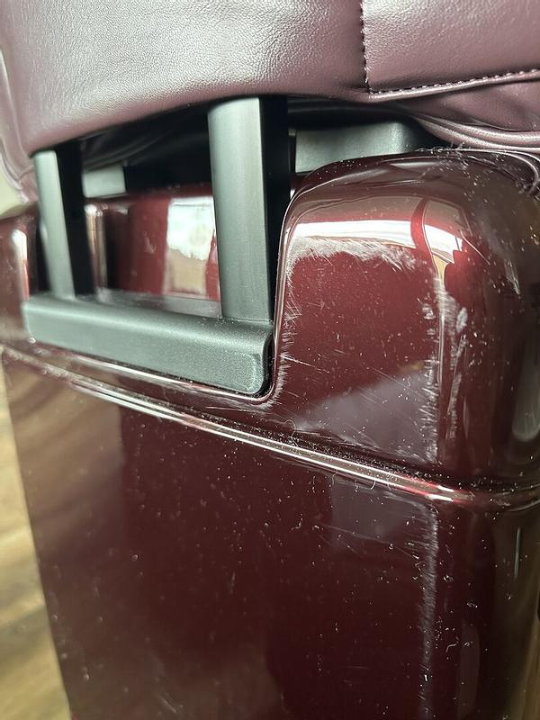 Customer photo for "Easily scratched"