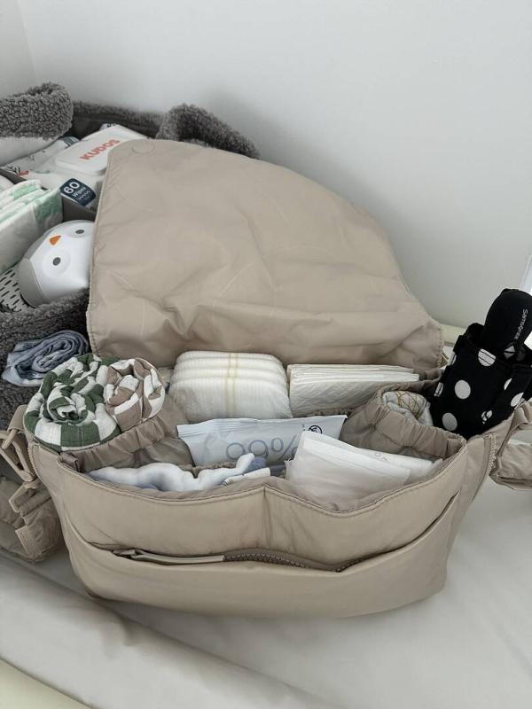 Customer photo for "Great bag for stroller, with"