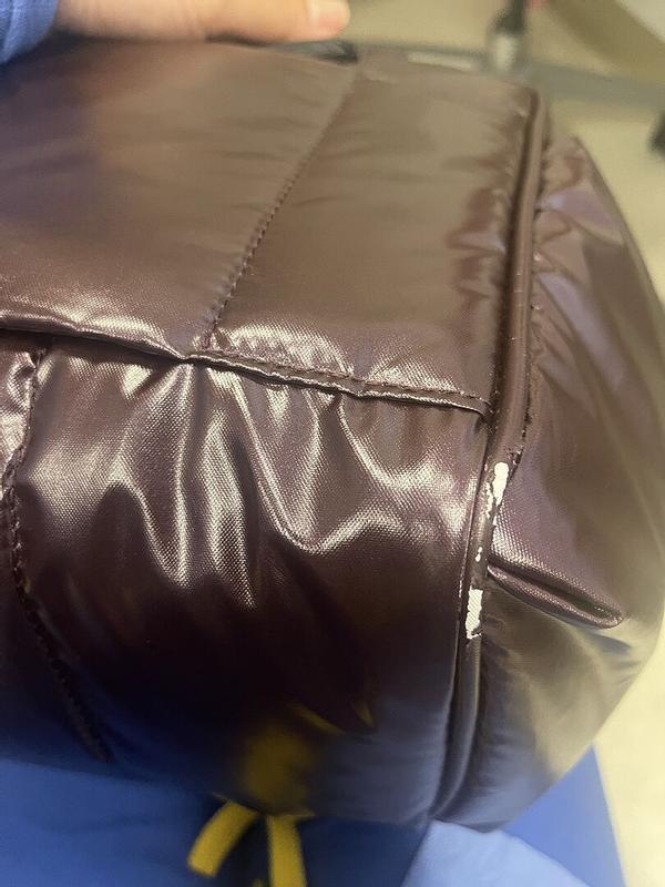Customer photo for "Corners peeling less than 3 months of use 3x/week"