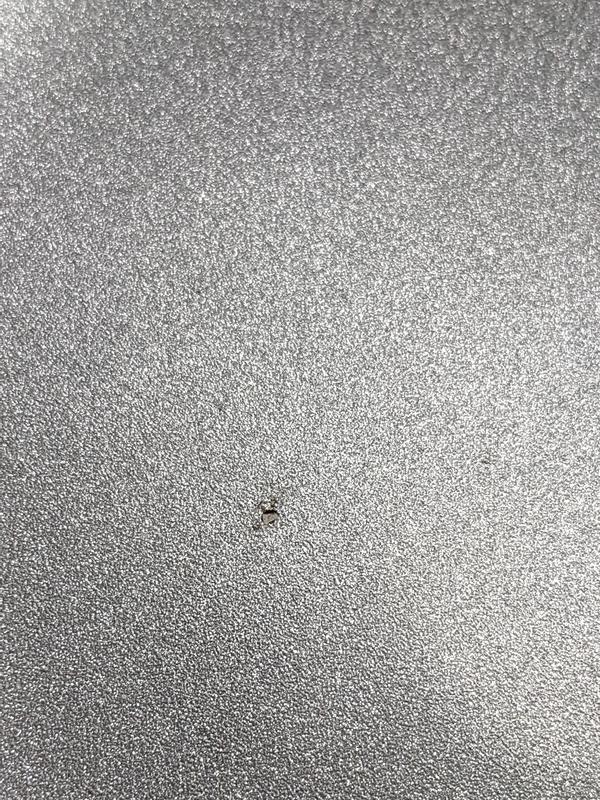 Small chip in the nonstick coating