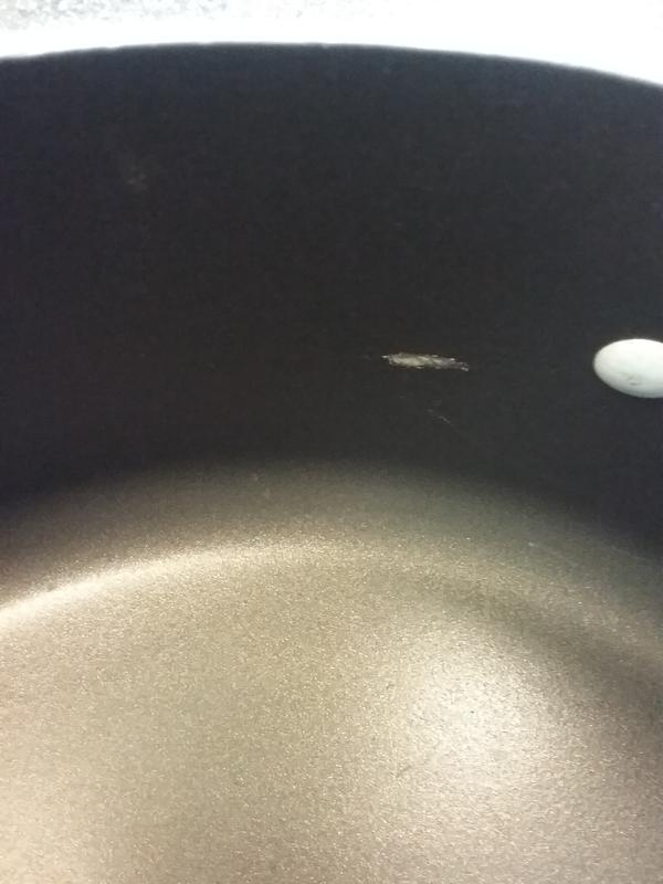 Scratch on the intterior side