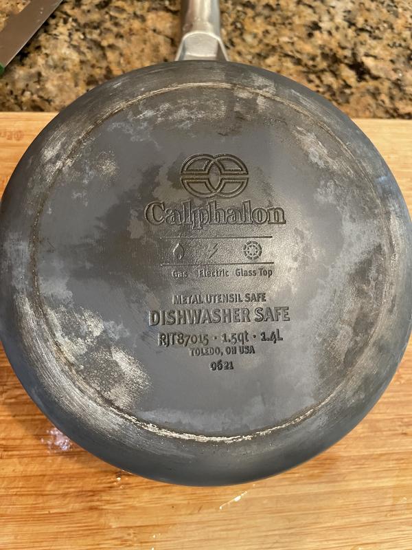 Perfect bottom surface  ruined by dishwasher