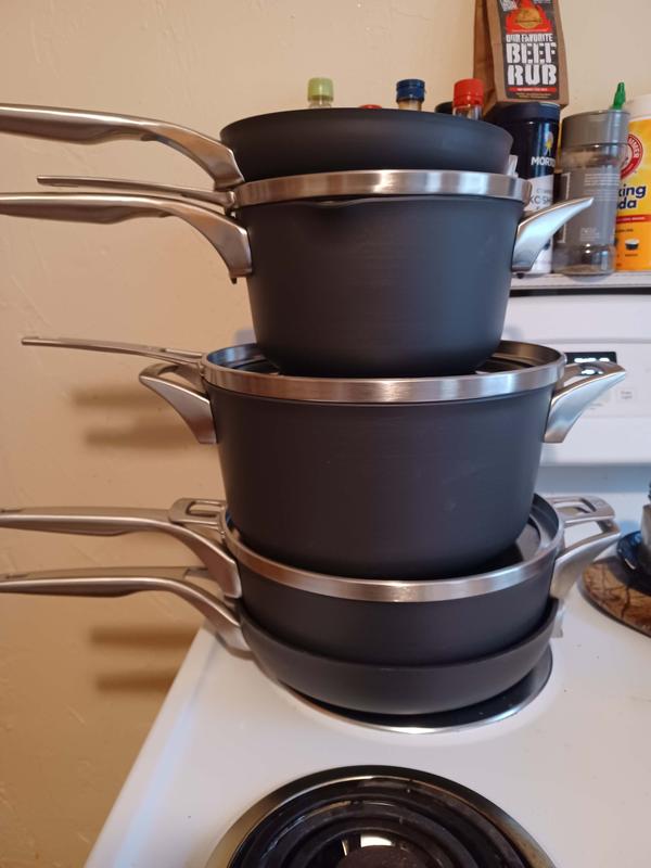 8-Piece Hard Anodized Nonstick Cookware Set