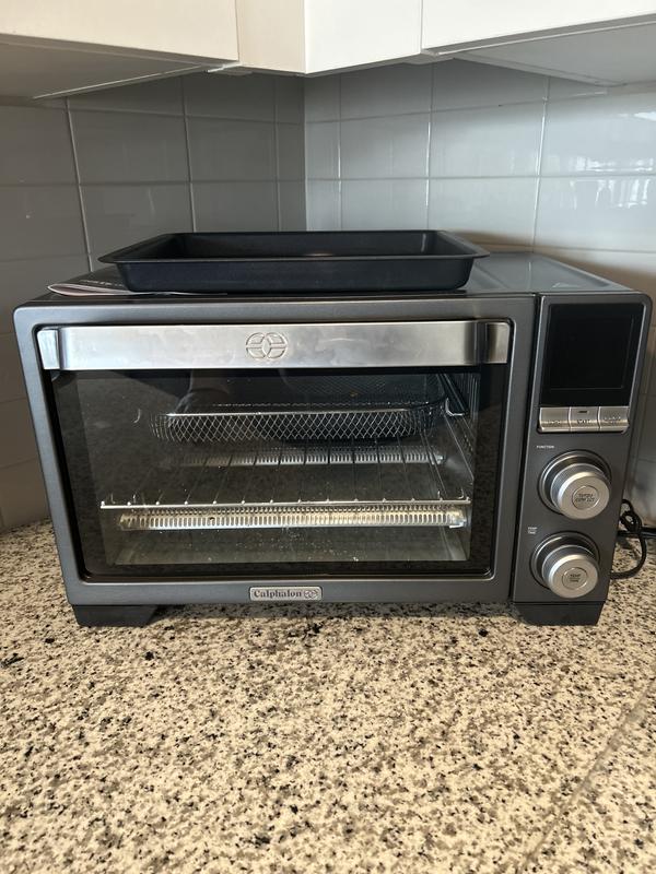Calphalon Quartz Heat Countertop Toaster Oven With Air Fry, 0.88 Cu. Ft.