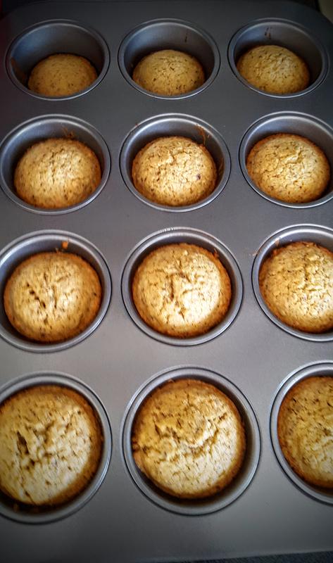 hazelnut cakes evenly baked