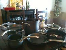 Our lovely new cookware! It really is handsome looking.