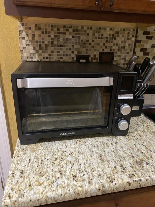 Calphalon Quartz Heat Countertop Toaster Oven With Air Fry, 0.88 Cu. Ft.