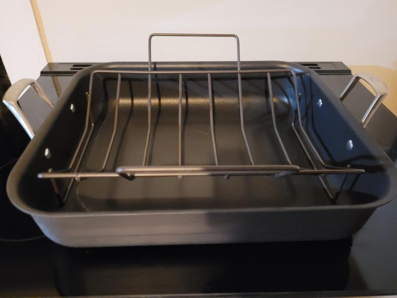 Calphalon Premier 16 MineralShield Non-Stick Roasting Pan with Rack +  Reviews