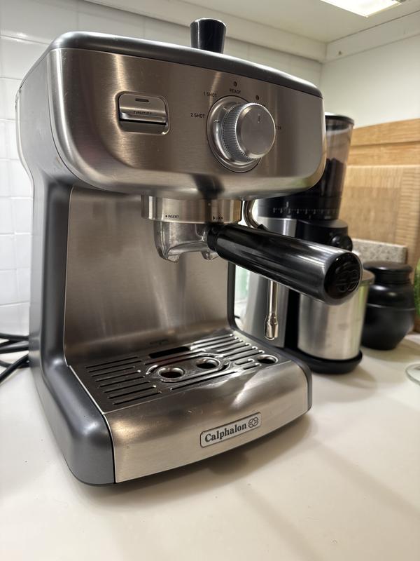 Calphalon BVCLECMP1 Temp IQ Espresso Machine With Steam, 56 OFF