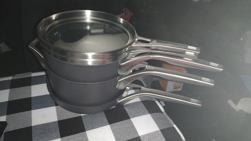 SideDeal: Calphalon Premier Space Saving Hard Anodized Nonstick 10