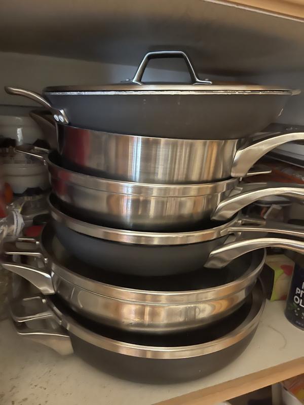 Calphalon Premier Non-Stick MineralShield 12-Piece Space-Saving Cookware  Set for Sale in Tempe, AZ - OfferUp