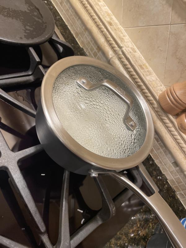 Customer photo for "Lid too hot to touch"