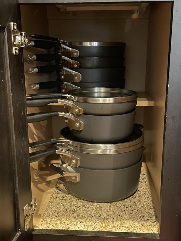 Williams Sonoma Calphalon Premier Space-Saving Hard-Anodized Nonstick  10-Piece Cookware Set