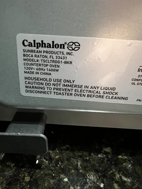 Rent to own Calphalon Precision Air Fry Convection Oven, Countertop Toaster  Oven - Black - FlexShopper