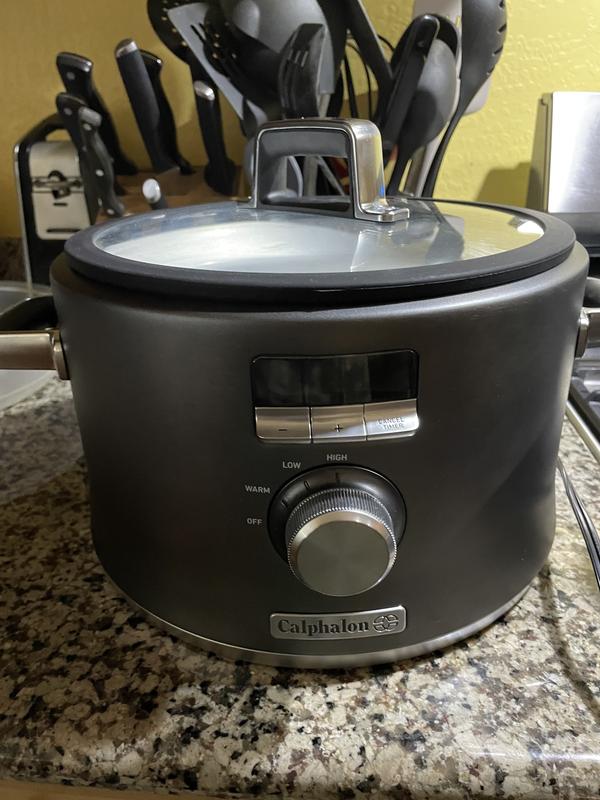 Calphalon Stainless Steel Digital Electric Slow Cooker 