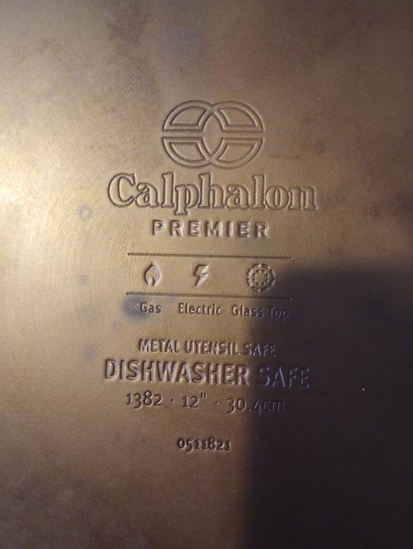 Calphalon 12 12-inch Nonstick Pan with Lid Glass 1382 Brasier Pot Everyday  Pan