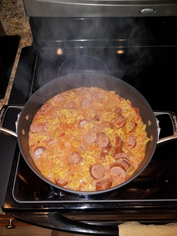 Pasta bake super easy cleanup!