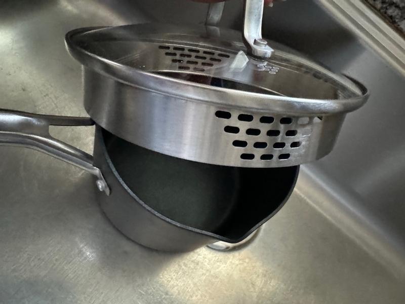 Calphalon® Hard-Anodized Nonstick 3.5-Qt. Sauce Pan with Lid Calphalon® Hard-Anodized Nonstick 3.5-Qt. Sauce Pan with Lid