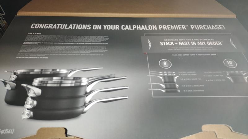 Calphalon Premier Non-Stick MineralShield 12-Piece Space-Saving Cookware  Set for Sale in Tempe, AZ - OfferUp